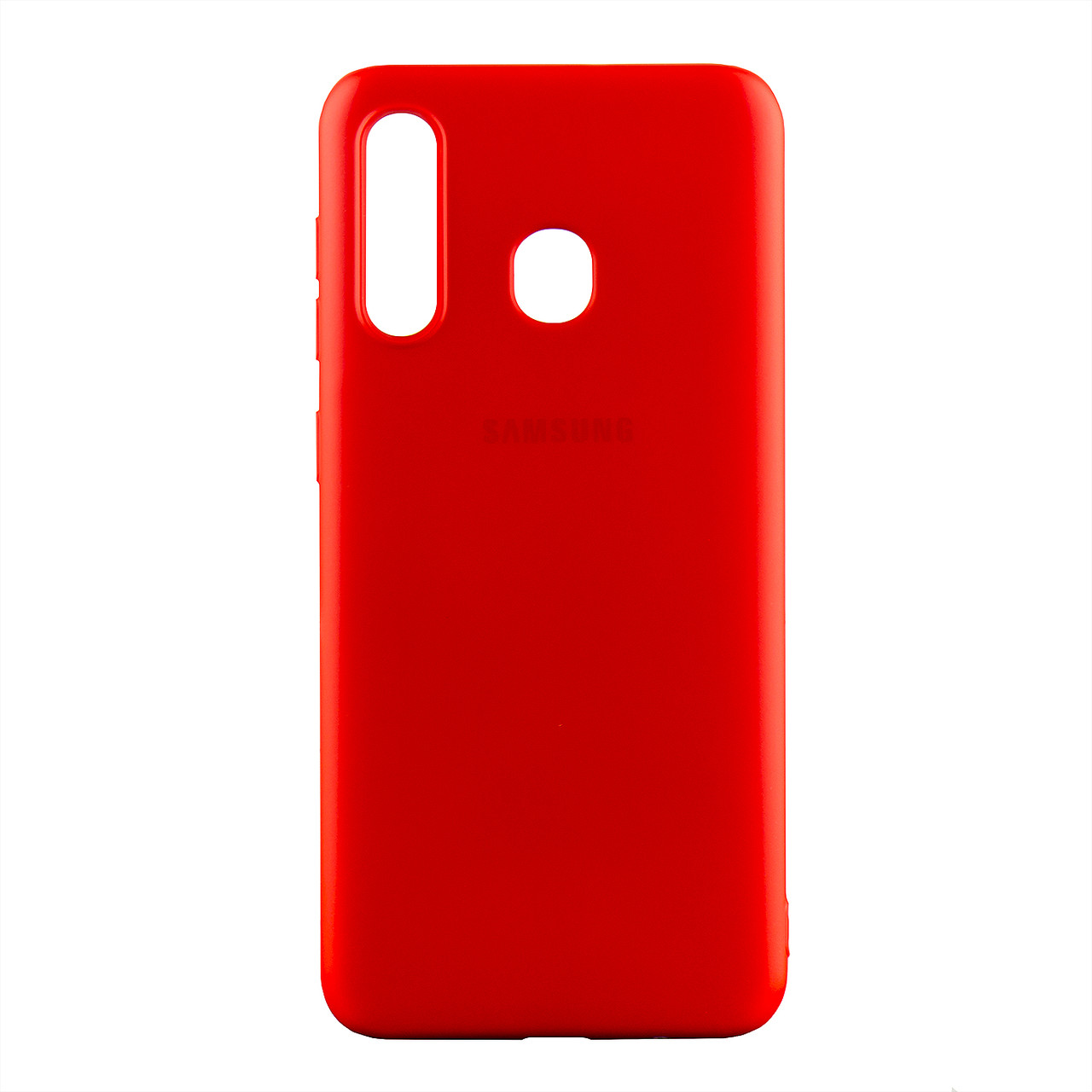 Чехол для Samsung Galaxy A20/A30 back cover Silky and soft-touch Silicone Cover Red - фото 1 - id-p115018373