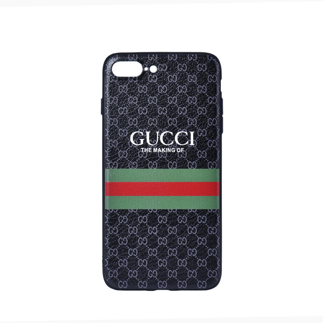Чехол для Apple iPhone 7 Plus back cover Dfans Gucci The Making of gel Brown/Gray - фото 1 - id-p115020357