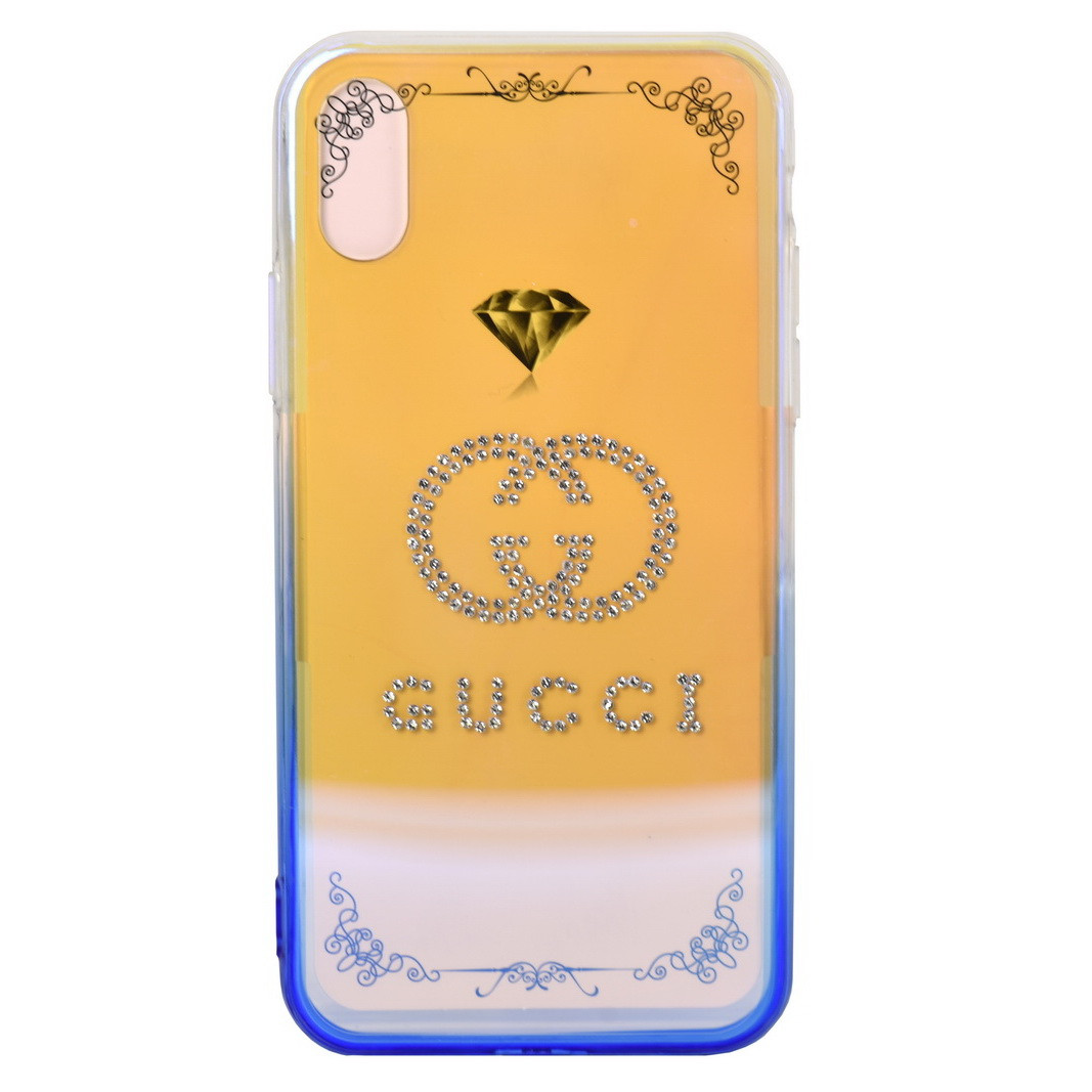 Чехол для Apple iPhone X back cover TPU+PC ChameLion Gucci Clear - фото 1 - id-p115053818
