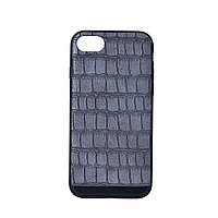 Чехол для Apple iPhone 7 back cover Fashion case Perfect Croco Leather Gray