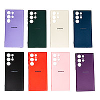 Чехол для Samsung Galaxy S23 Ultra back cover Silky and Silicone Cover, Cam Protection, Mix color