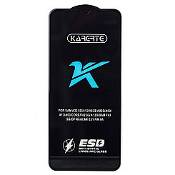 Защитное стекло Samsung Galaxy A12/A02 Karerte ESD Anti-Static (AL), Black