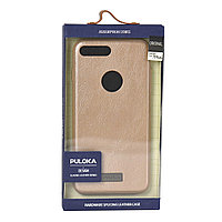 Чехол для Apple iPhone 7 Plus back cover Puloka Zoran series Leather Gold