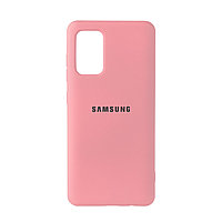 Чехол для Samsung Galaxy S20 Plus back cover Silky and soft-touch Silicone Cover OEM, Pink