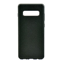 Чехол для Samsung Galaxy S10 Plus back cover TPU Leather Black