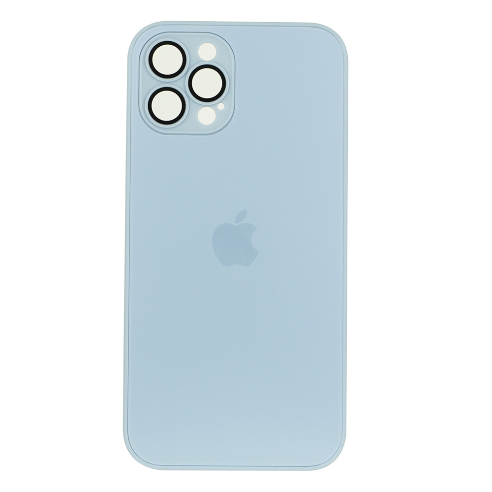 Чехол для Apple iPhone 12 Pro (6.1*) back cover AG-Glass, Sierra Blue - фото 1 - id-p115017821