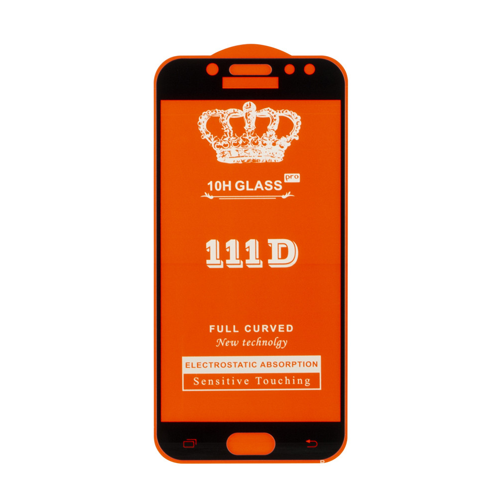 Защитное стекло Samsung Galaxy J5 (2017) J530 3D Full Glue frame Lion OEM (AL), Black