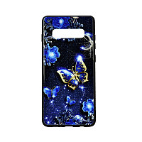 Чехол для Samsung Galaxy S10 Plus back cover TPU+PC Fashion Series Butterfly
