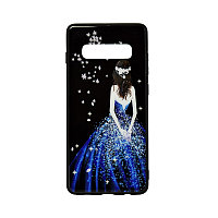 Чехол для Samsung Galaxy S10 Plus back cover TPU+PC Fashion Series Girl