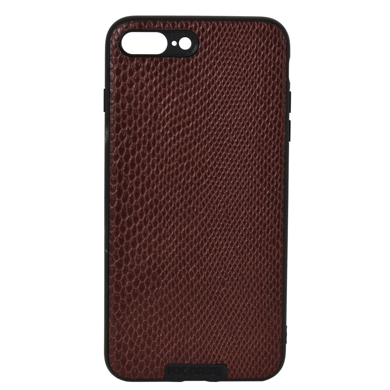 Чехол для Apple iPhone 7 Plus back cover NX Case Ascot Series Croco Leather Brown - фото 1 - id-p115053802