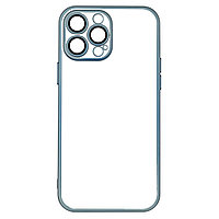 Чехол для Apple iPhone 14 Pro Max (6.7*) back cover Keephone, Phantom Series Matte, Clear/Blue