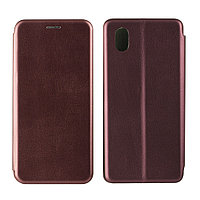 Чехол для Samsung Galaxy A01 Core book cover Open Leather, Bordo