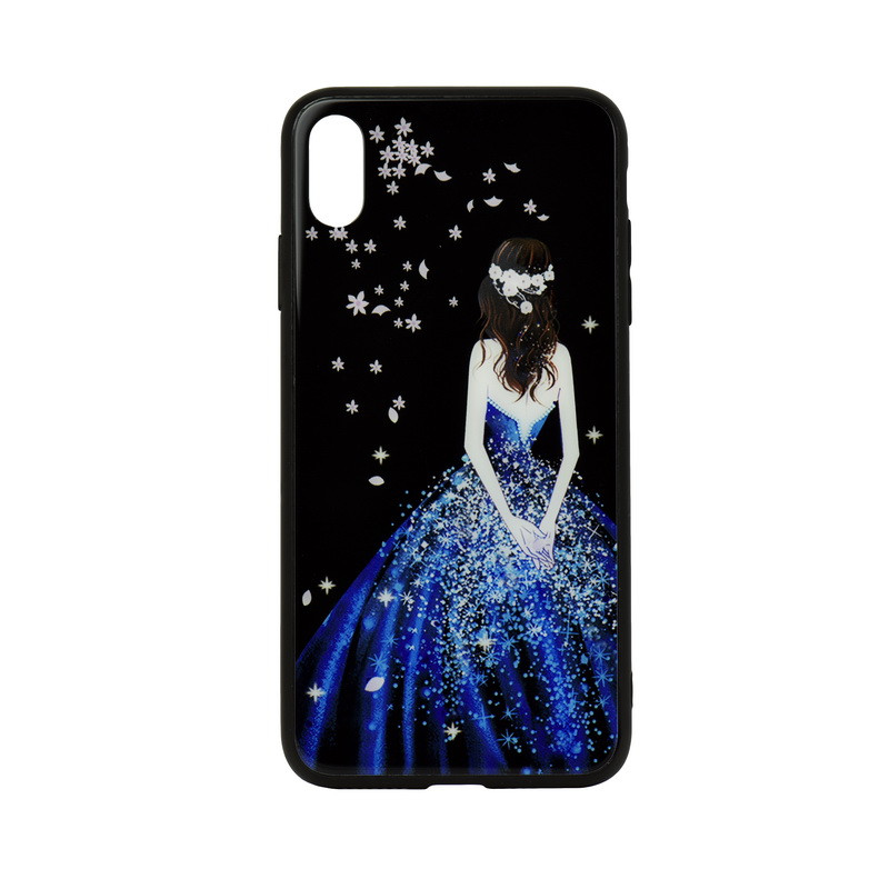 Чехол для Apple iPhone XS Max (6.5*) back cover TPU+PC Fashion Series Girl - фото 1 - id-p115049632