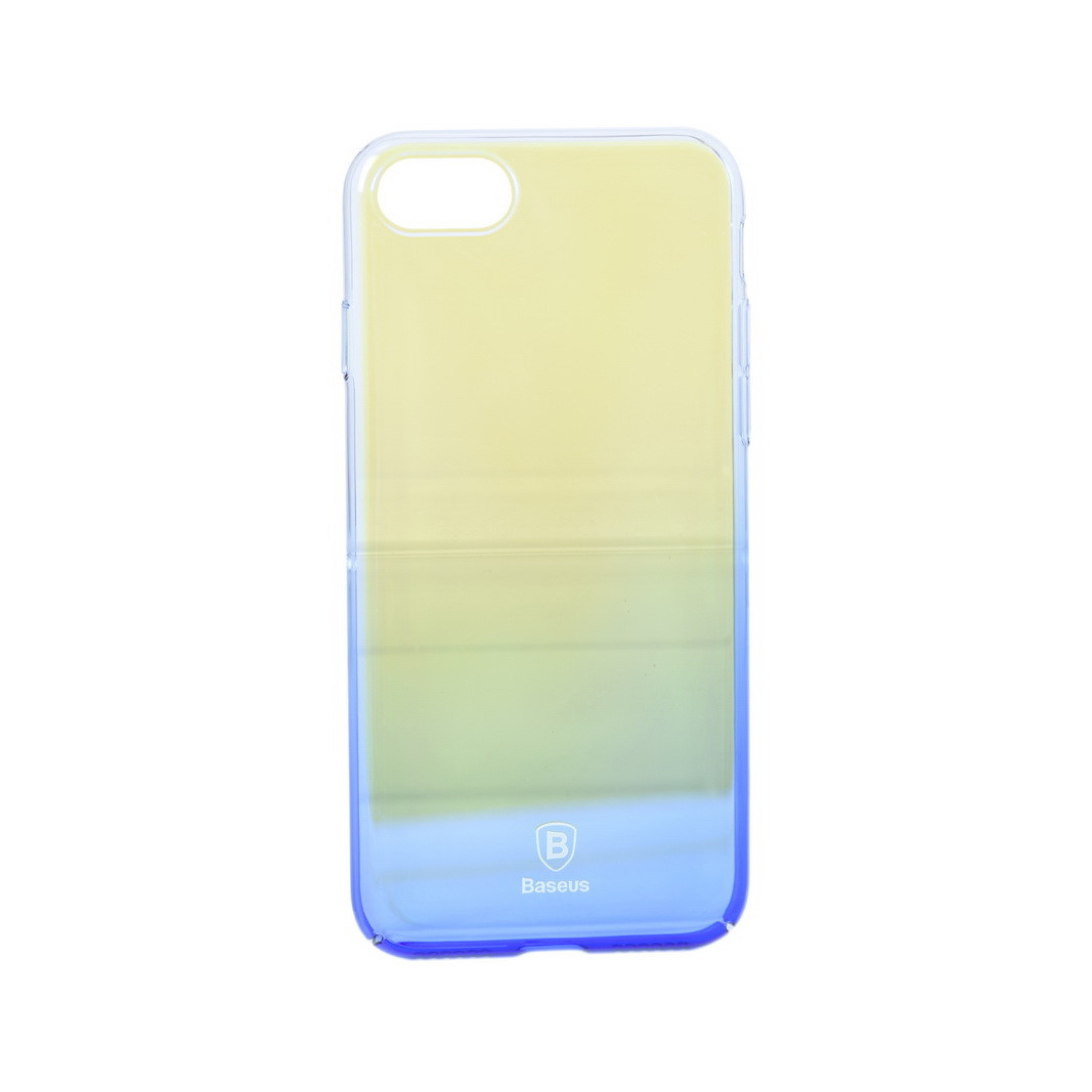 Чехол для Apple iPhone 7 back cover Baseus WIAPIPH7-GC01 Glaze case Gradient colors plastic Purple - фото 1 - id-p115053989