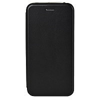 Чехол для Samsung Galaxy A8 Plus (2018) A730 book cover Fashion case Leather Black