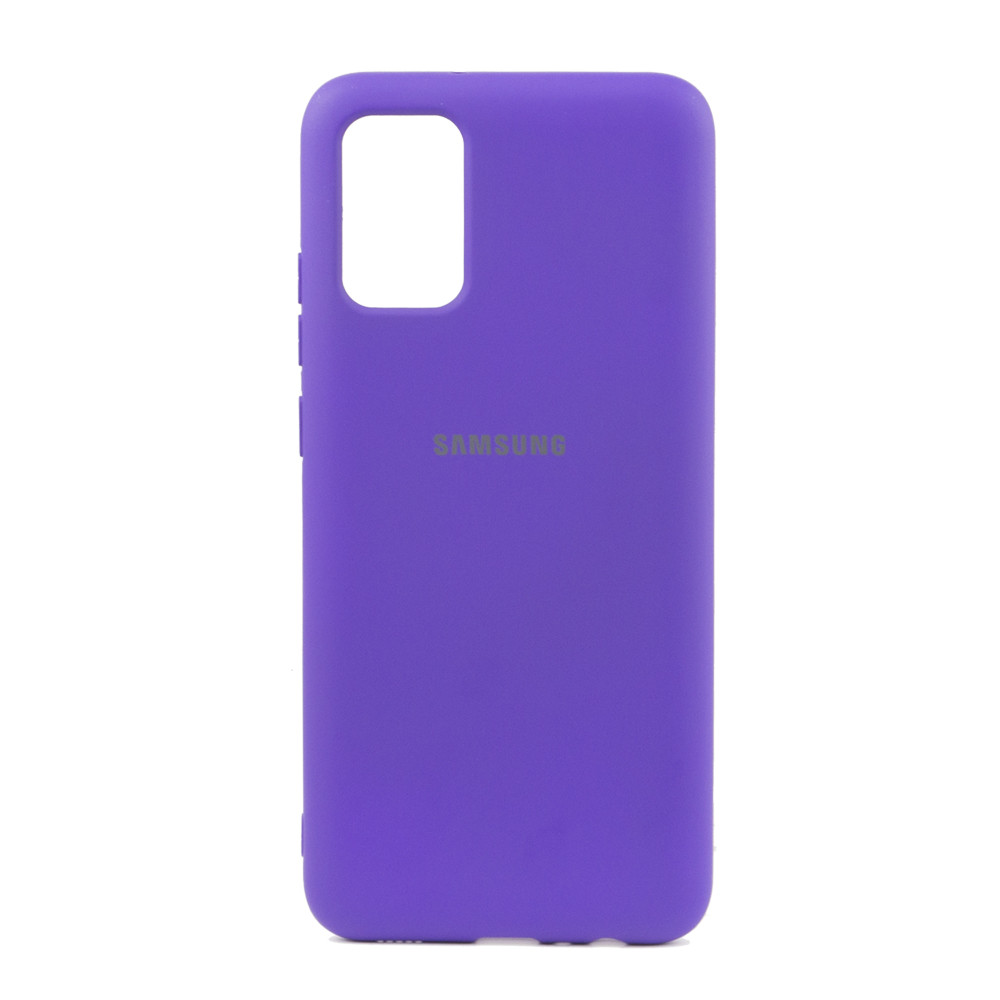 Чехол для Samsung Galaxy A02S back cover Silky and soft-touch Silicone Cover OEM, Purple - фото 1 - id-p115021048