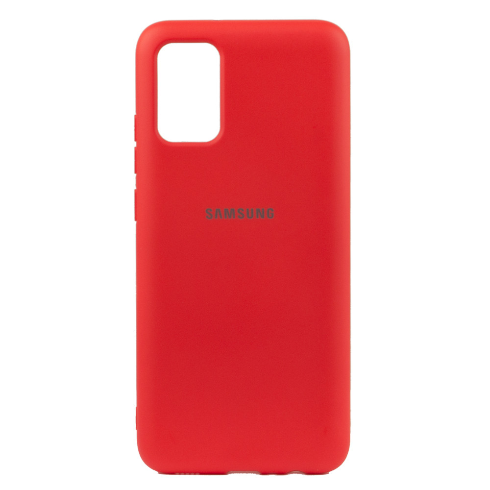 Чехол для Samsung Galaxy A02S back cover Silky and soft-touch Silicone Cover OEM, Red - фото 1 - id-p115021051