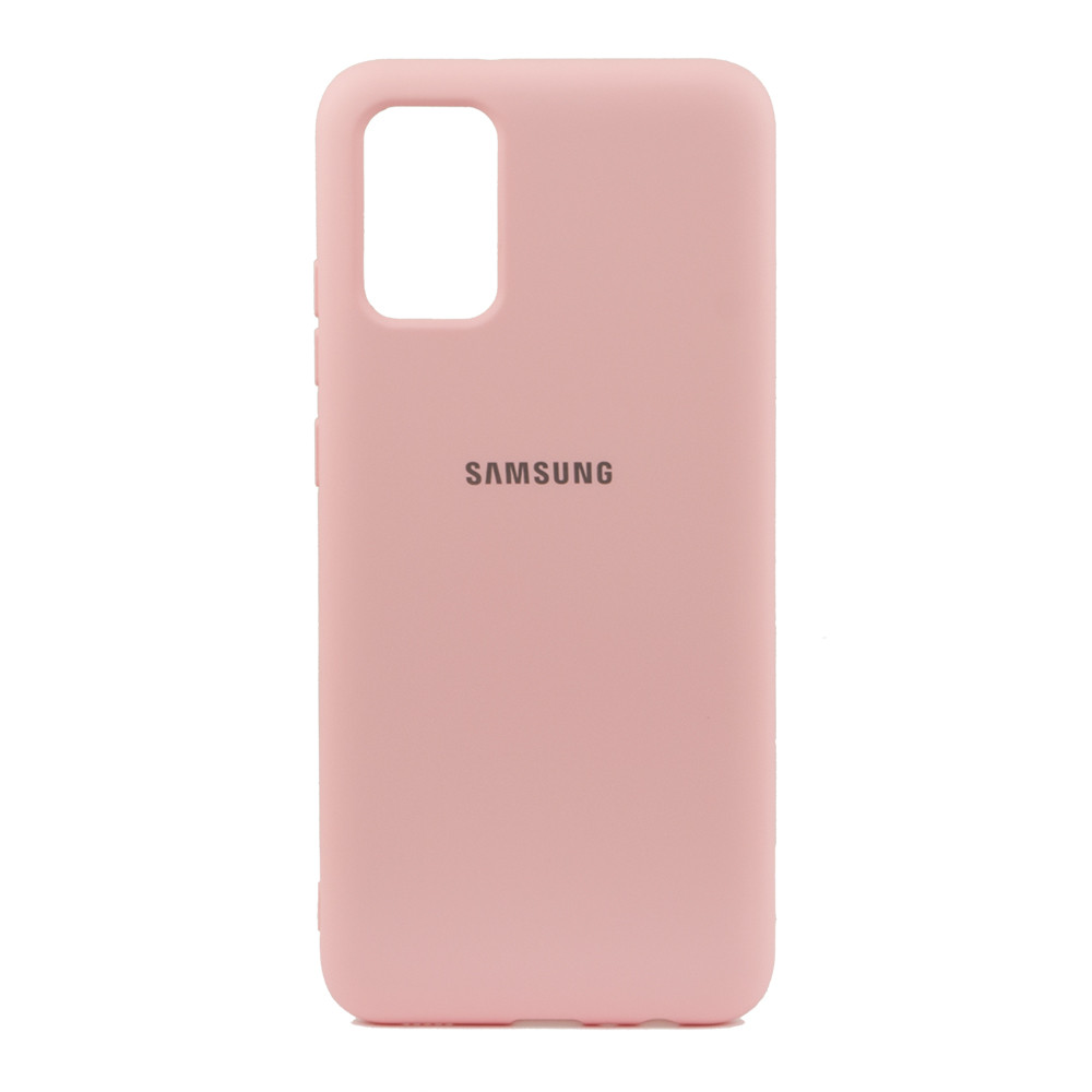 Чехол для Samsung Galaxy A02S back cover Silky and soft-touch Silicone Cover OEM, Pink - фото 1 - id-p115021052