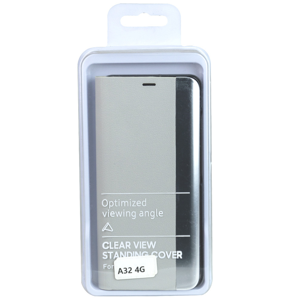 Чехол для Samsung Galaxy A32 4G book cover Clear View Standing Cover, Beige - фото 1 - id-p115022125