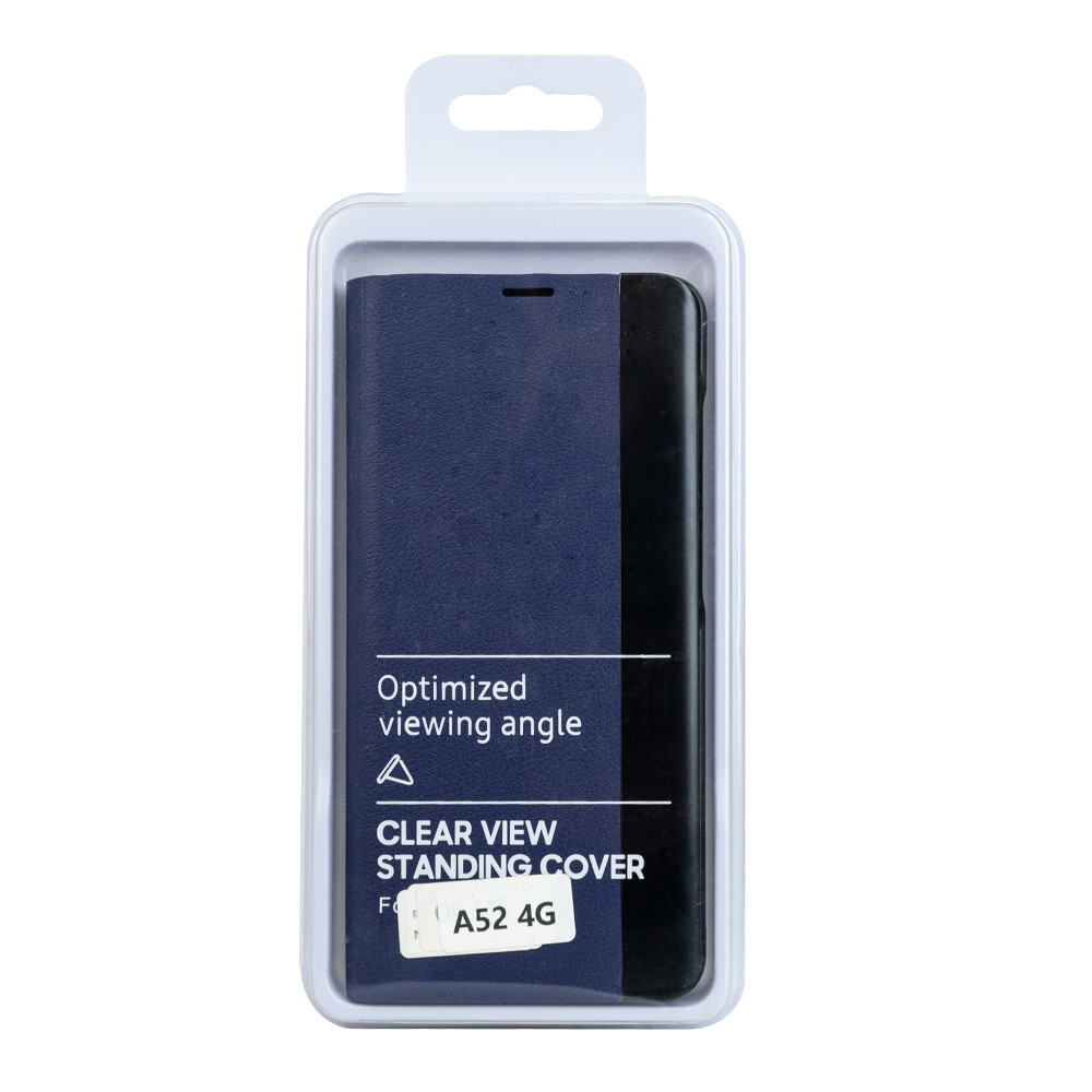 Чехол для Samsung Galaxy A52 4G book cover Clear View Standing Cover, Blue - фото 1 - id-p115022127