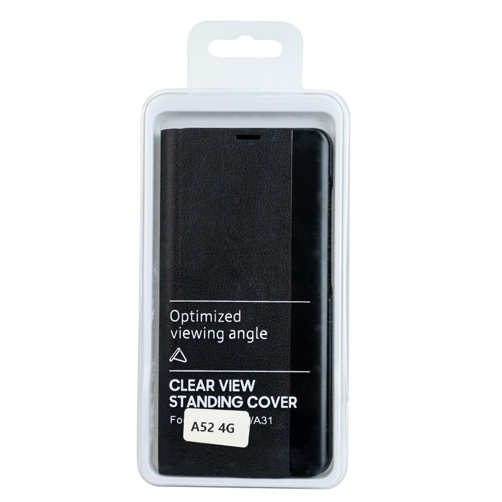 Чехол для Samsung Galaxy A52 4G book cover Clear View Standing Cover, Black - фото 1 - id-p115022128