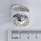 Кольцо Италия M435 серебро без покрытия вставка без вставок вид versace, фото 3
