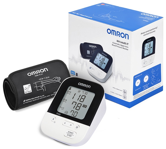 Тонометр автоматический на плечо Omron M4 Intelli IT HEM-7155T-EBK, фото 1
