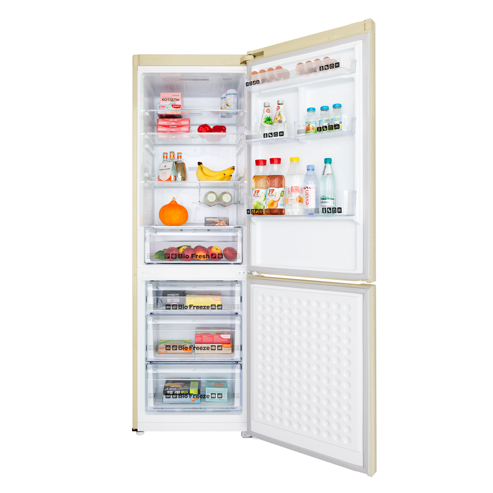 Холодильник-морозильник с инвертором MAUNFELD MFF187NFIBG10 - фото 2 - id-p115059936