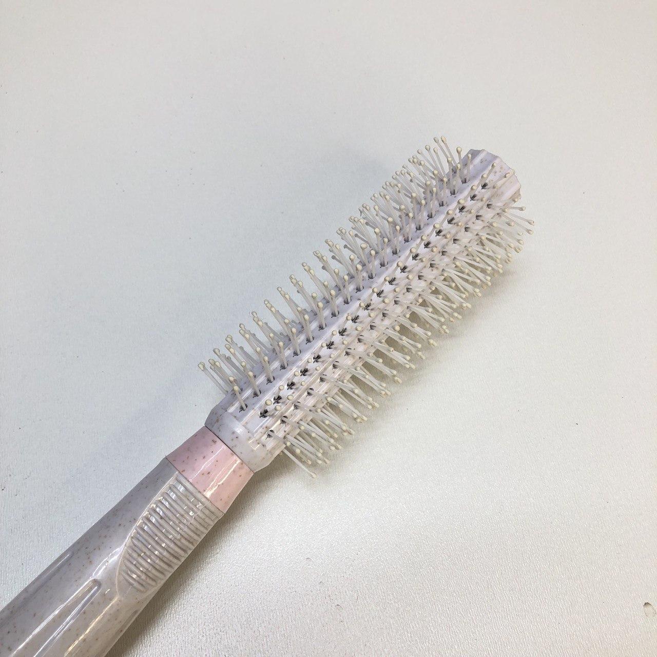 Расческа брашинг с пластиковой ручкой белая - фото 3 - id-p115060442