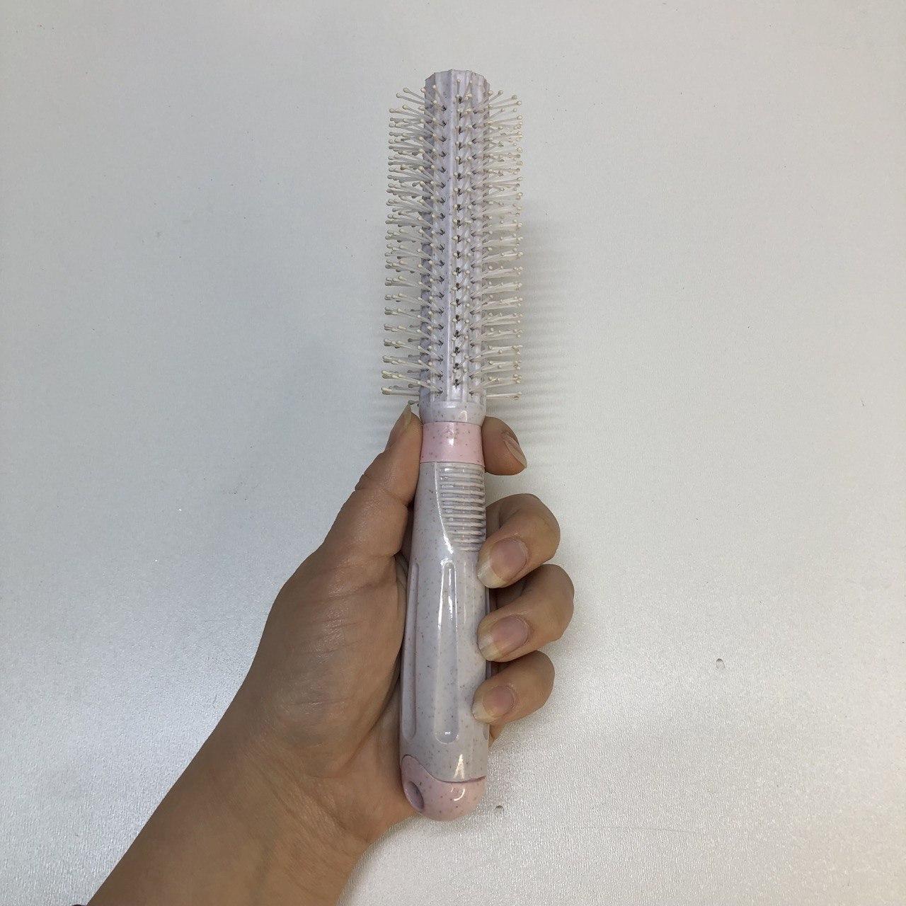 Расческа брашинг с пластиковой ручкой белая - фото 4 - id-p115060442