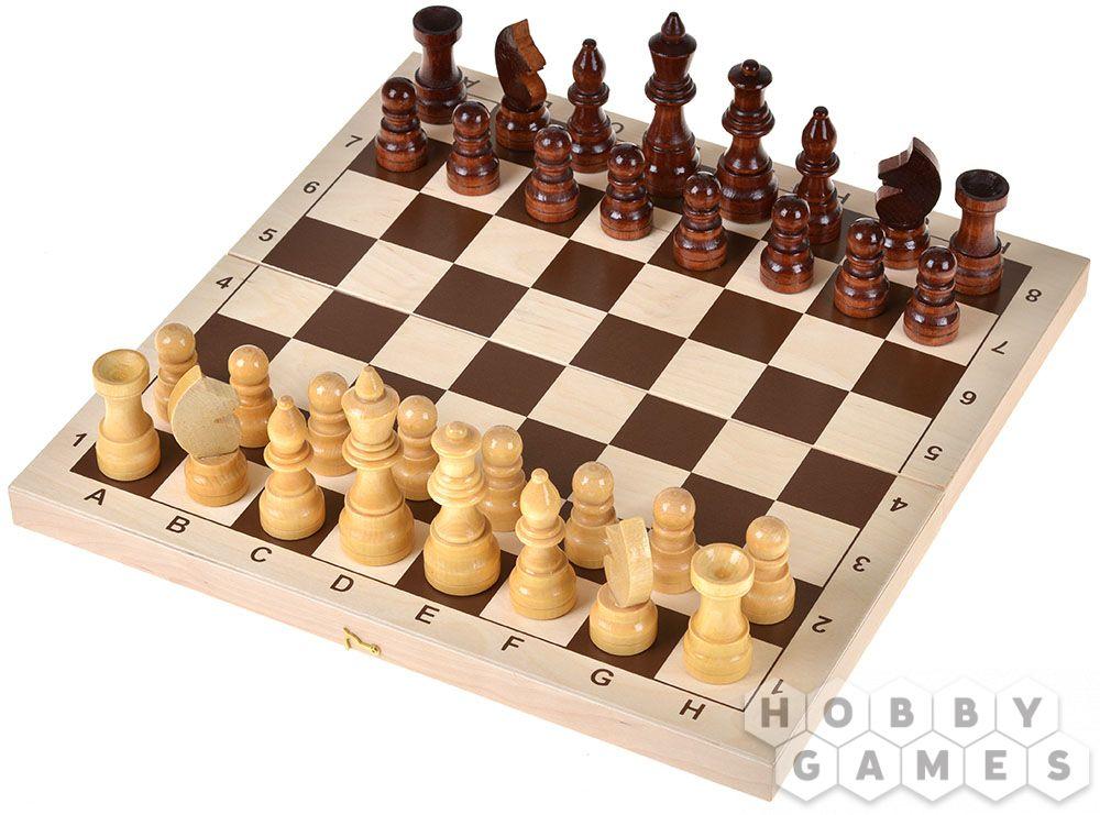 Настольная игра: Шахматы Гроссмейстерские 57*43*21 (деревянная коробка) - фото 3 - id-p115060976