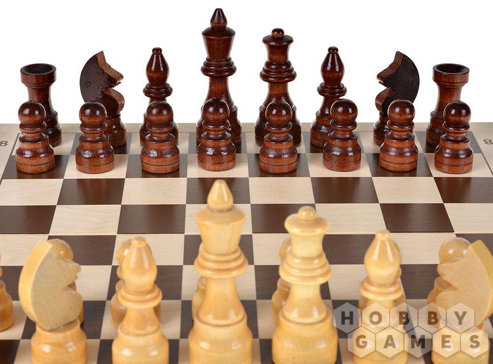Настольная игра: Шахматы Гроссмейстерские 57*43*21 (деревянная коробка) - фото 4 - id-p115060976