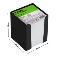Блок для записей Стамм "ЭКО" в подставке, размер 90*90*90 мм, белый - фото 2 - id-p113964182