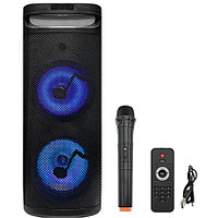 Bluetooth колонка с караоке без проводная 34x74 см черная Q20201