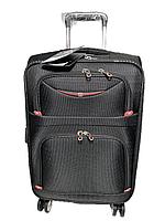 Маленький тканевый дорожный чемодан на 4-х колёсах 'Wemge sabre (высота 57 см, ширина 36 см, глубина 24 см)