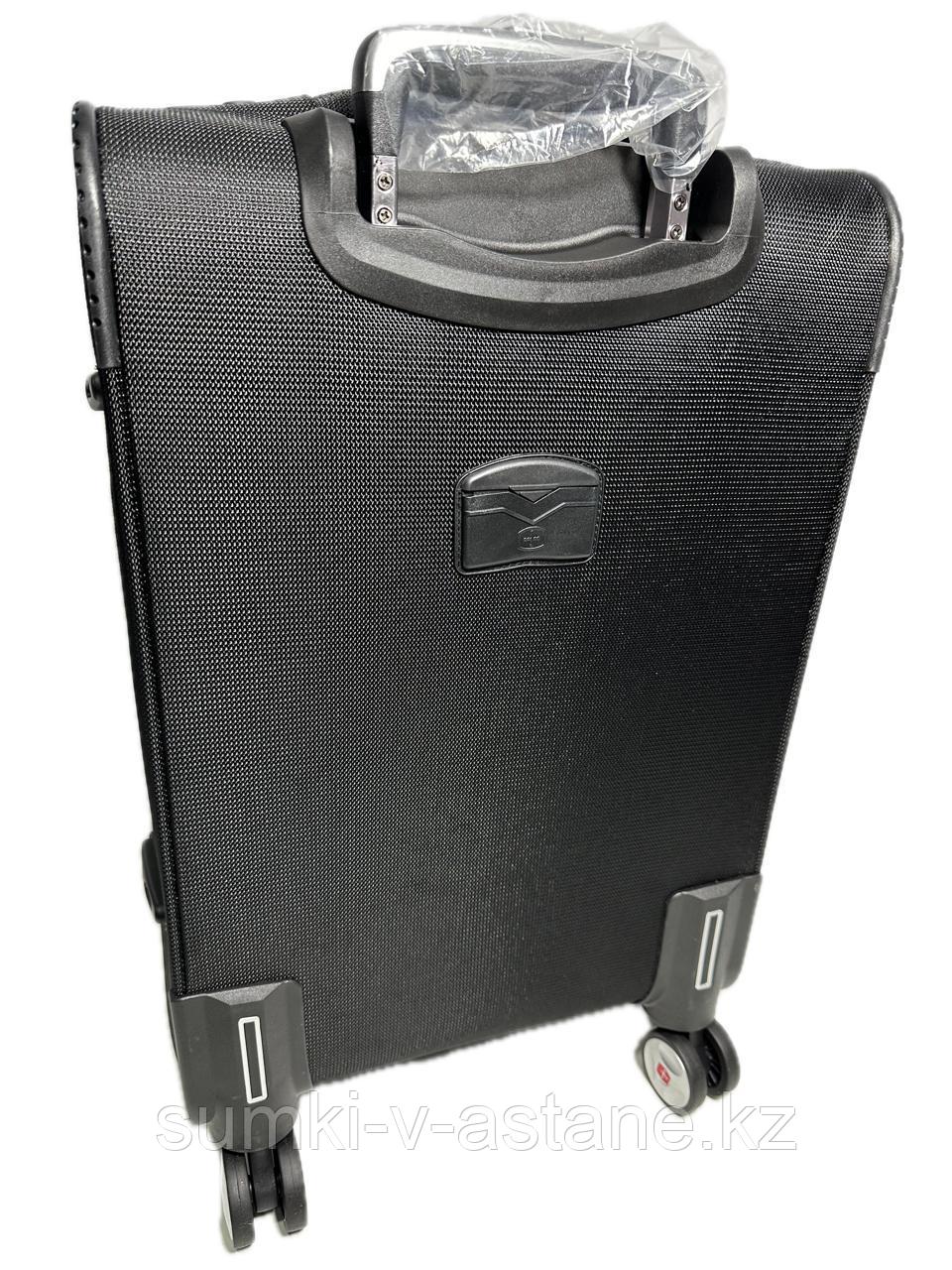 Средний дорожный чемодан из ткани на 4-х колёсах "Wemge Sabre". Высота 68 см, ширина 40 см, глубина 28 см. - фото 7 - id-p115061970