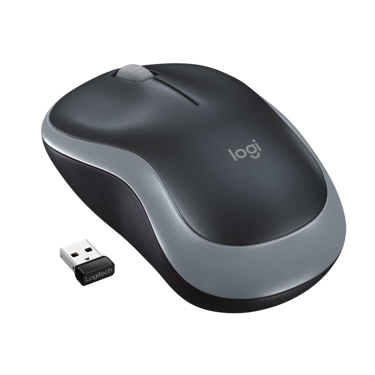 Мышь Logitech беспроводная M185 Swift Grey