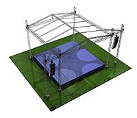 Сцена для выступлений 8х6х6 м