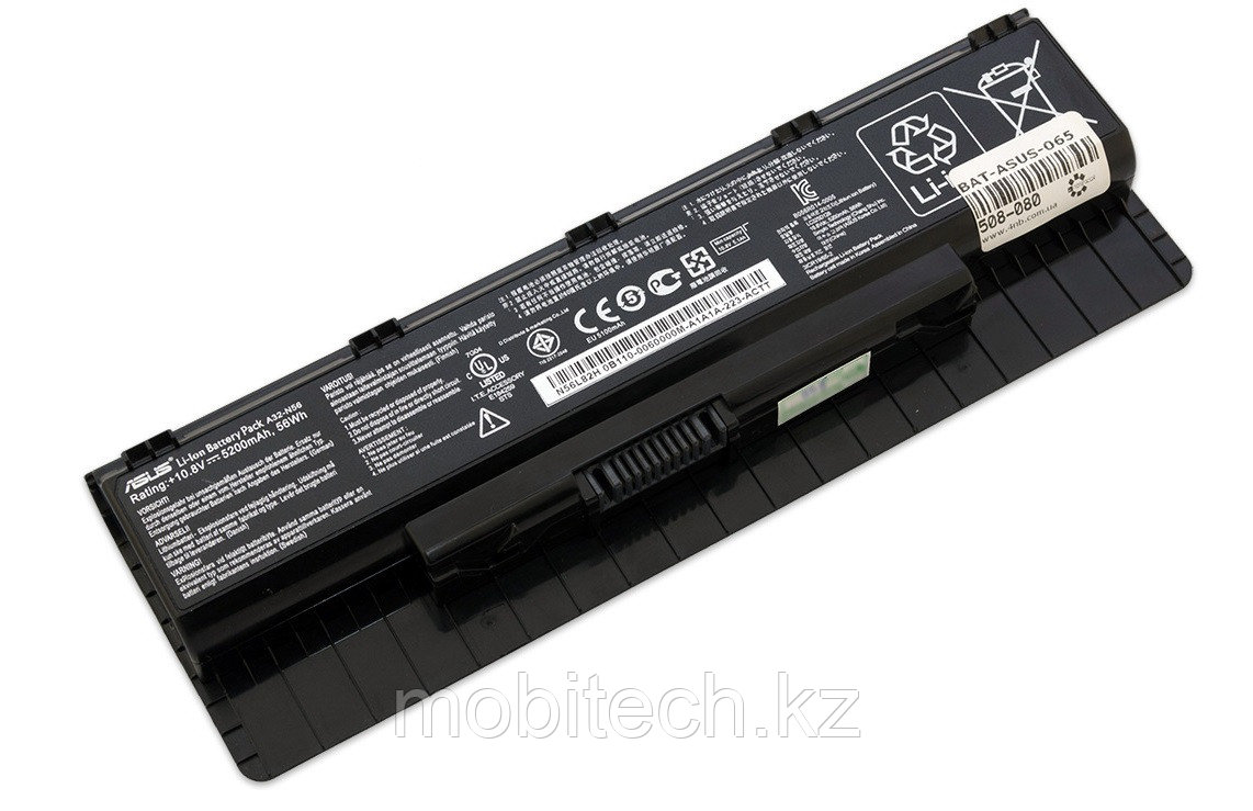Аккумуляторы Asus A32-N56 10.8V **Wh 4400mAh ASUS N56 N76 N46 батарея аккумулятор original - фото 1 - id-p115114301