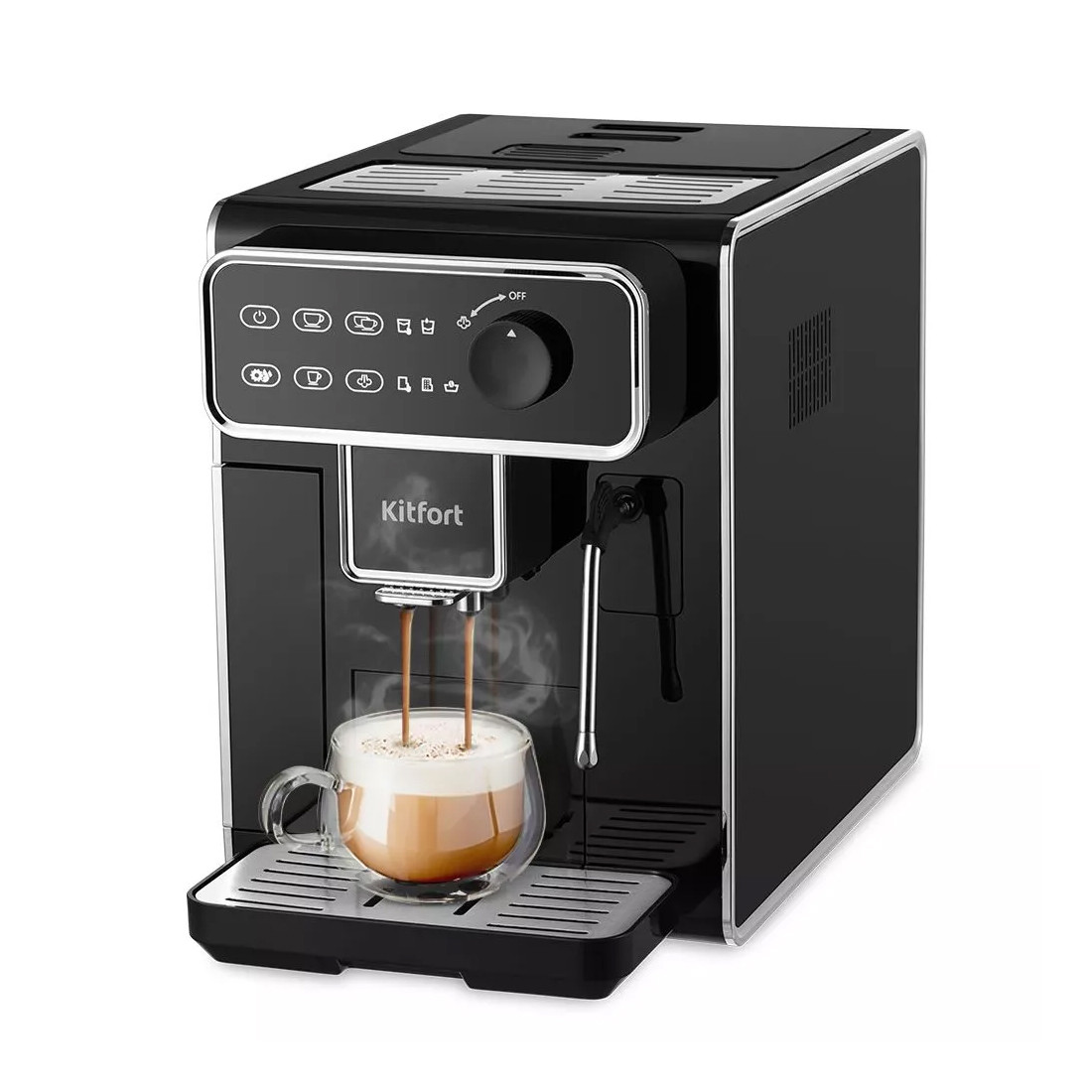 Автоматическая кофемашина Kitfort КТ-7256 - фото 1 - id-p115114752