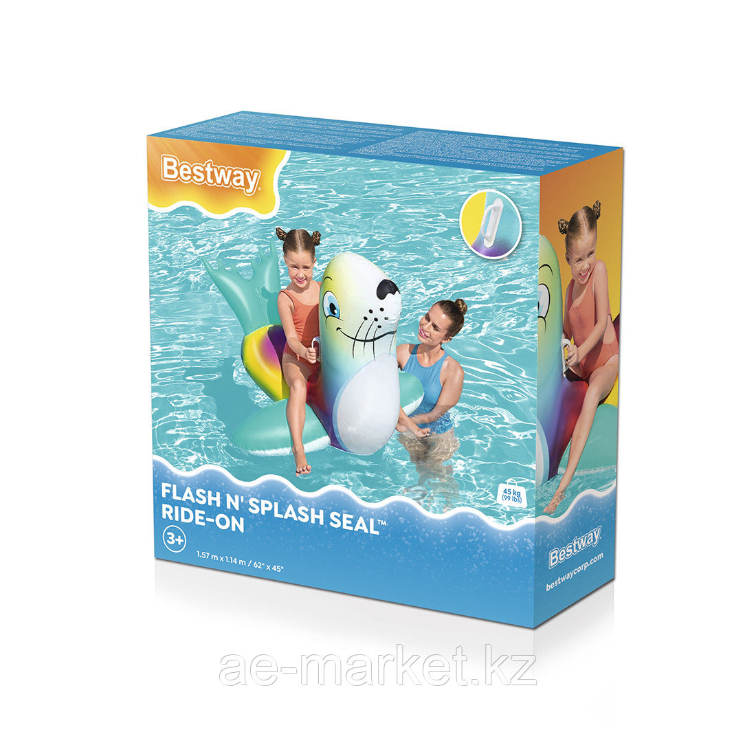Надувная игрушка Bestway 41479 в форме морского котика для плавания - фото 3 - id-p114673503