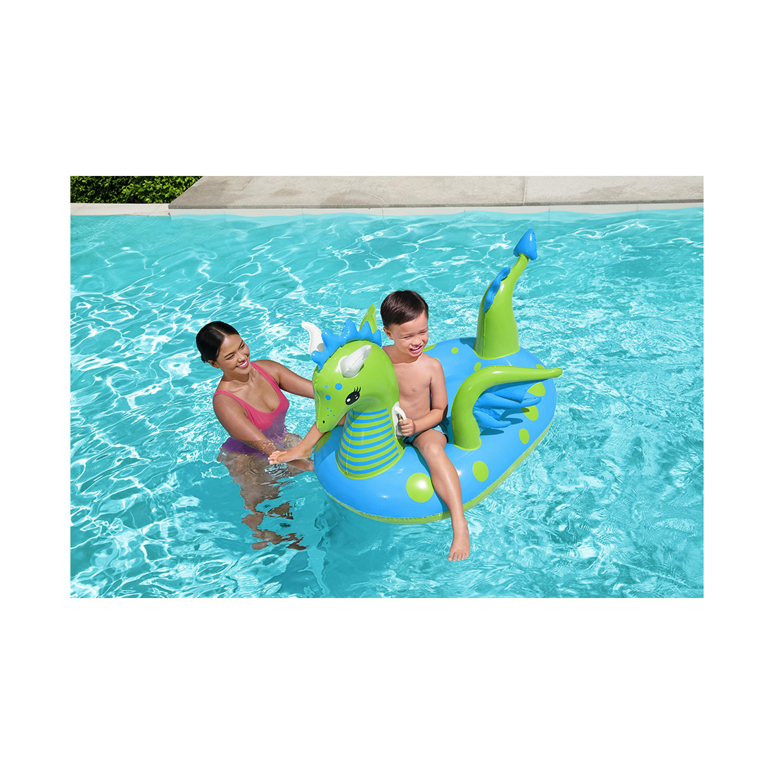 Надувная игрушка Bestway 41476 в форме дракона для плавания - фото 2 - id-p114674551