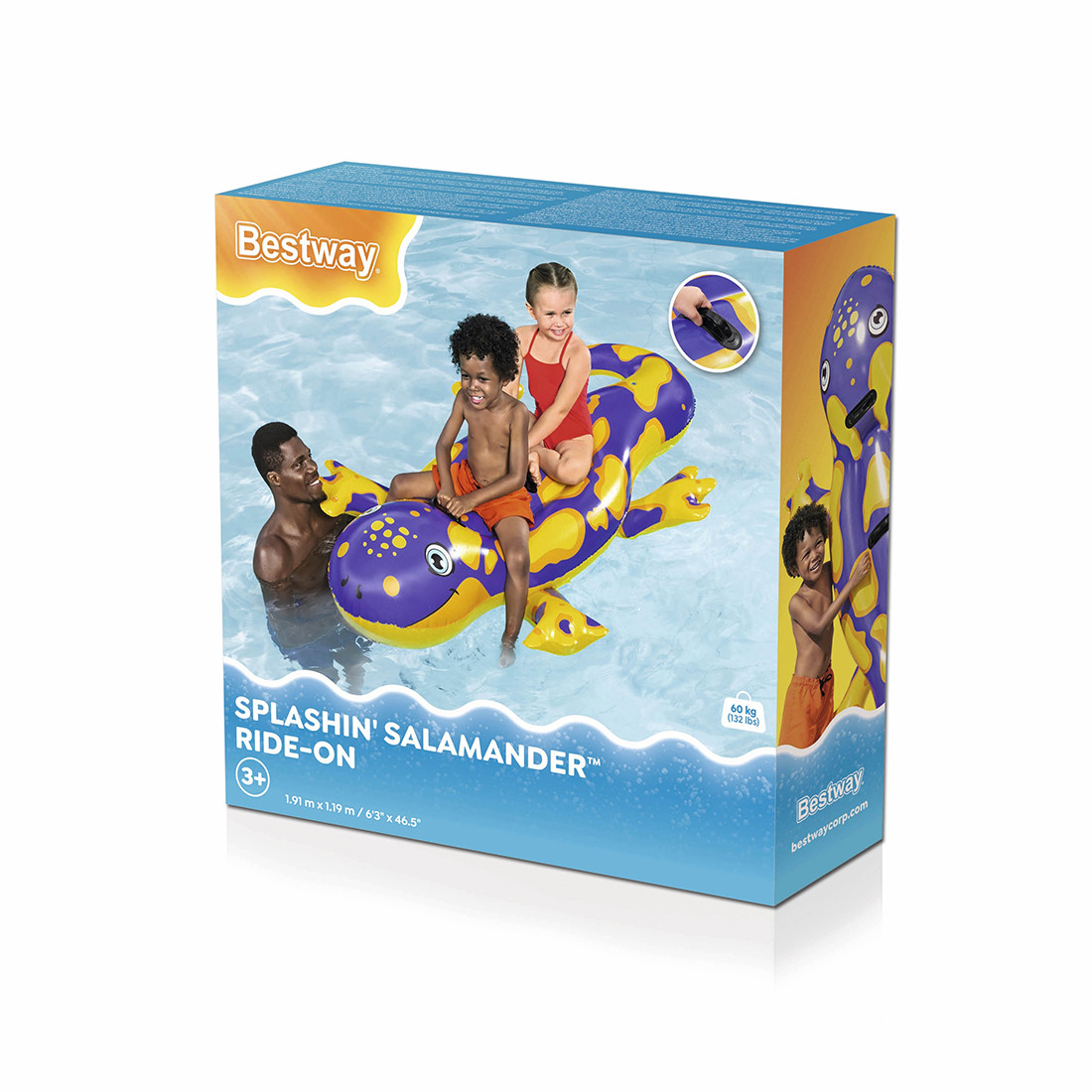 Надувная игрушка Bestway 41502 в форме саламандры для плавания - фото 3 - id-p114674554