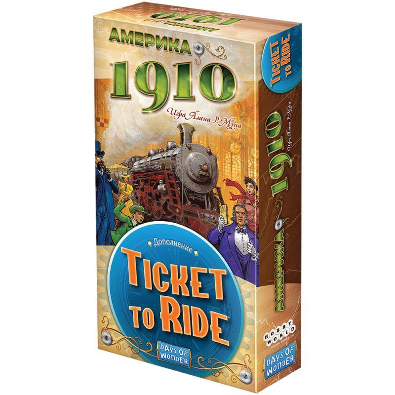 Настольная игра: Ticket to Ride Америка 1910 | Хоббиворлд - фото 1 - id-p115115846