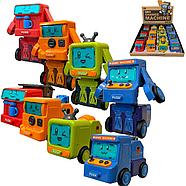 Hy-33 Трансформер строитель спецмашина 4вида, 12шт в уп., цена за 1шт 10*7см, фото 2