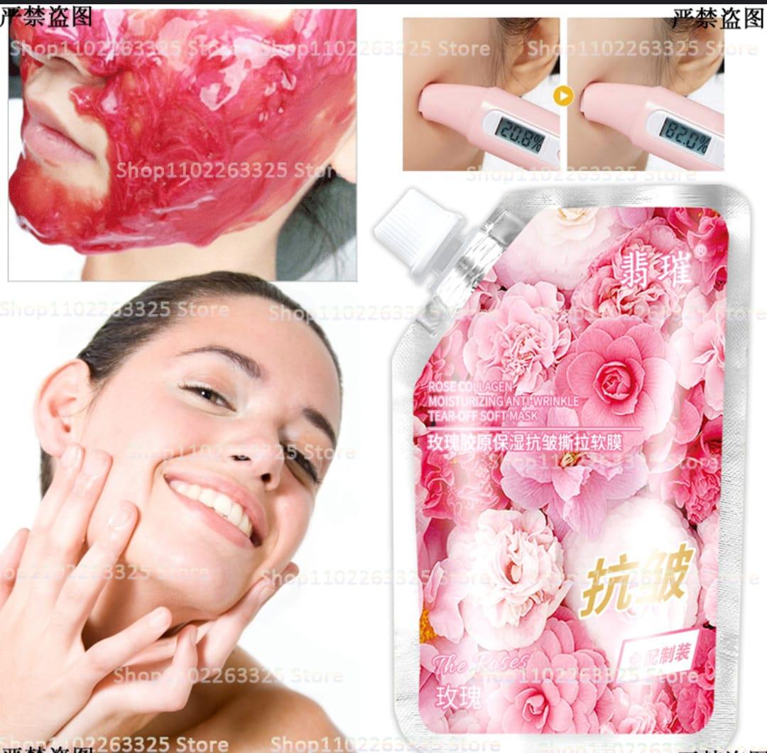 Маска для лица, жидкая медовая с экстрактом розы - фото 1 - id-p115116290