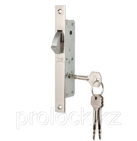 Врезной замок Kale Kilit 201/F (20мм) крестообразный ключ 5 кл. (никель) - фото 1 - id-p103656529