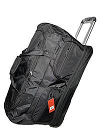 Дөңгелектердегі үлкен жол сөмкесі. Биіктігі 41(51) см, ені 67 см, тереңдігі 35 см.