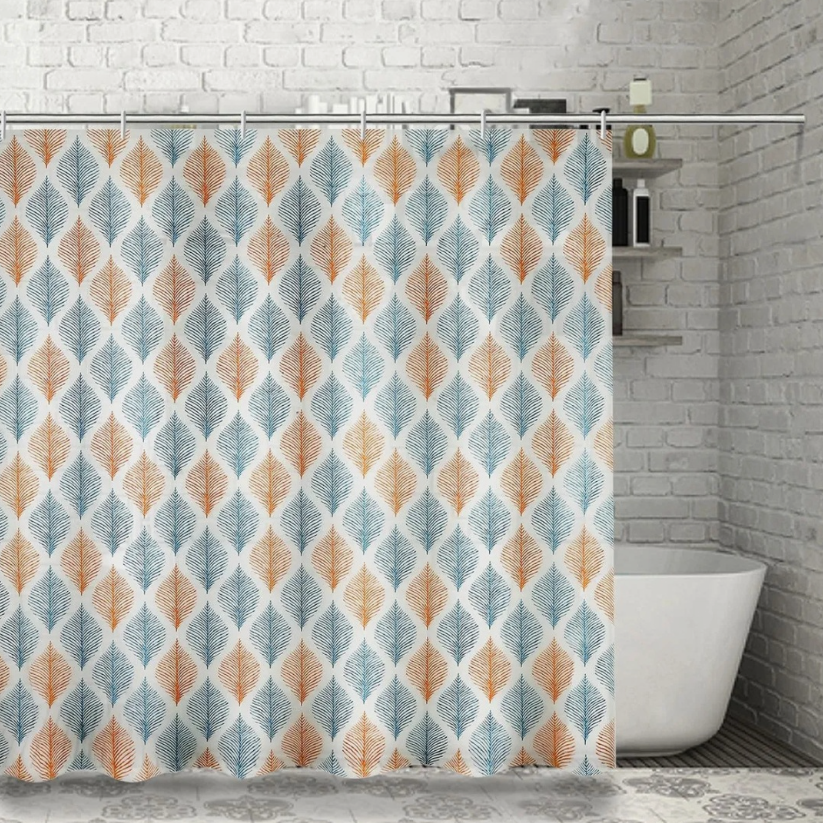 Водонепроницаемая шторка для ванной Oumeiya 180х180 ромб прозрачная