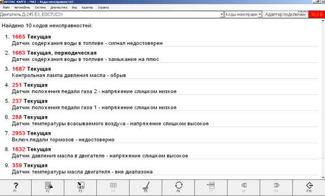 Двигатель Д-245 E3, ЭБУ EDC7UC31